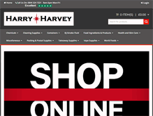 Tablet Screenshot of harryharvey.com